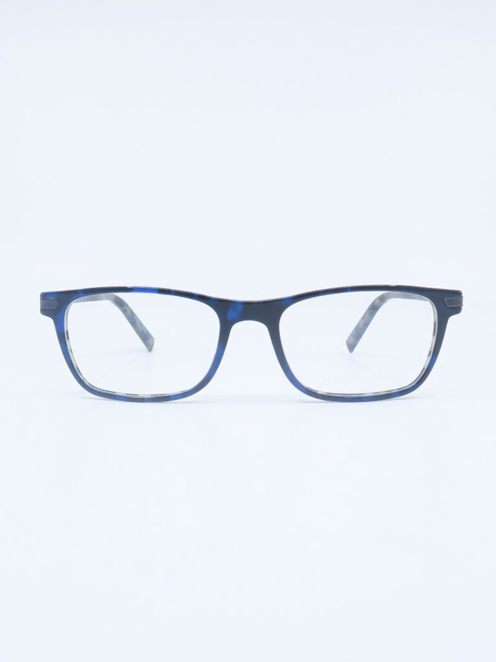 John Varvatos V412 54mm Blue/Tortoise/ Gunmetal Rectangle New Men's Eyeglasses.
